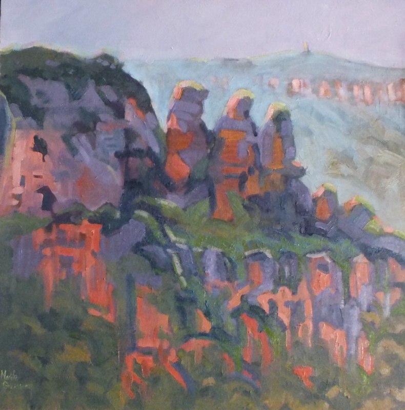 The Three Sisters  Blue Mountains <br> Oil $995