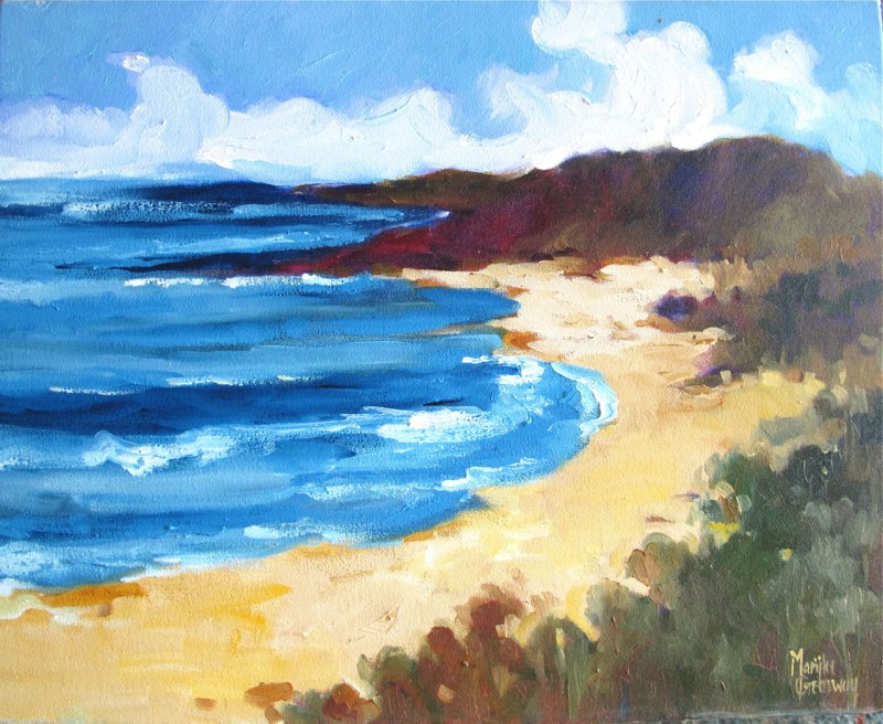 Pearl Beach from the lookout oil <br>$595